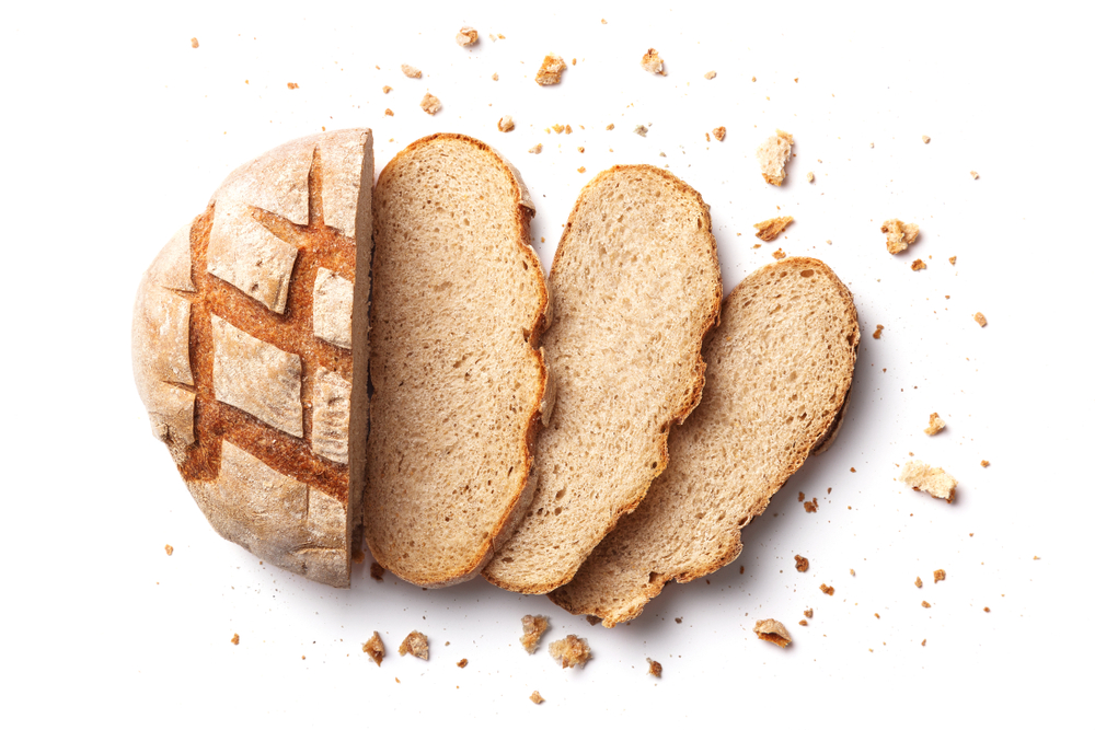 Sliced,Bread,Isolated,On,A,White,Background.,Bread,Slices,And